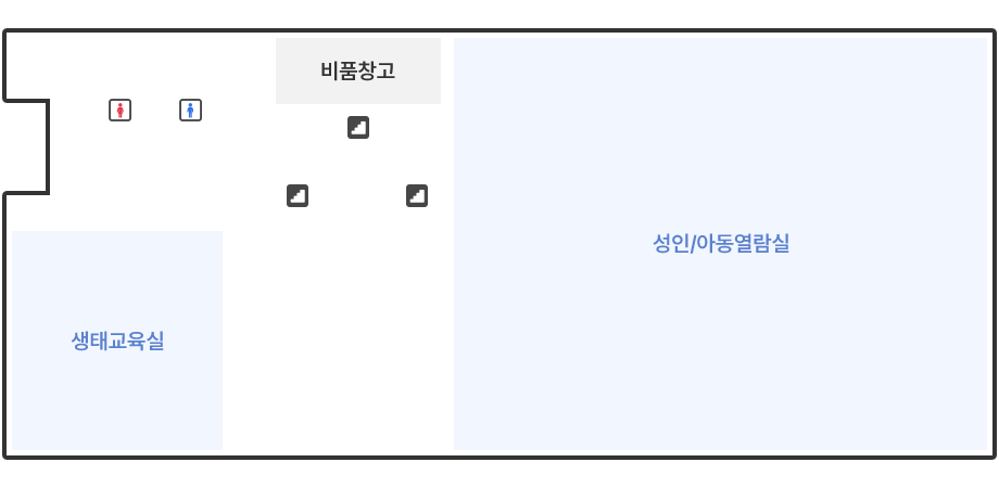 상림도서관 2층 배치도